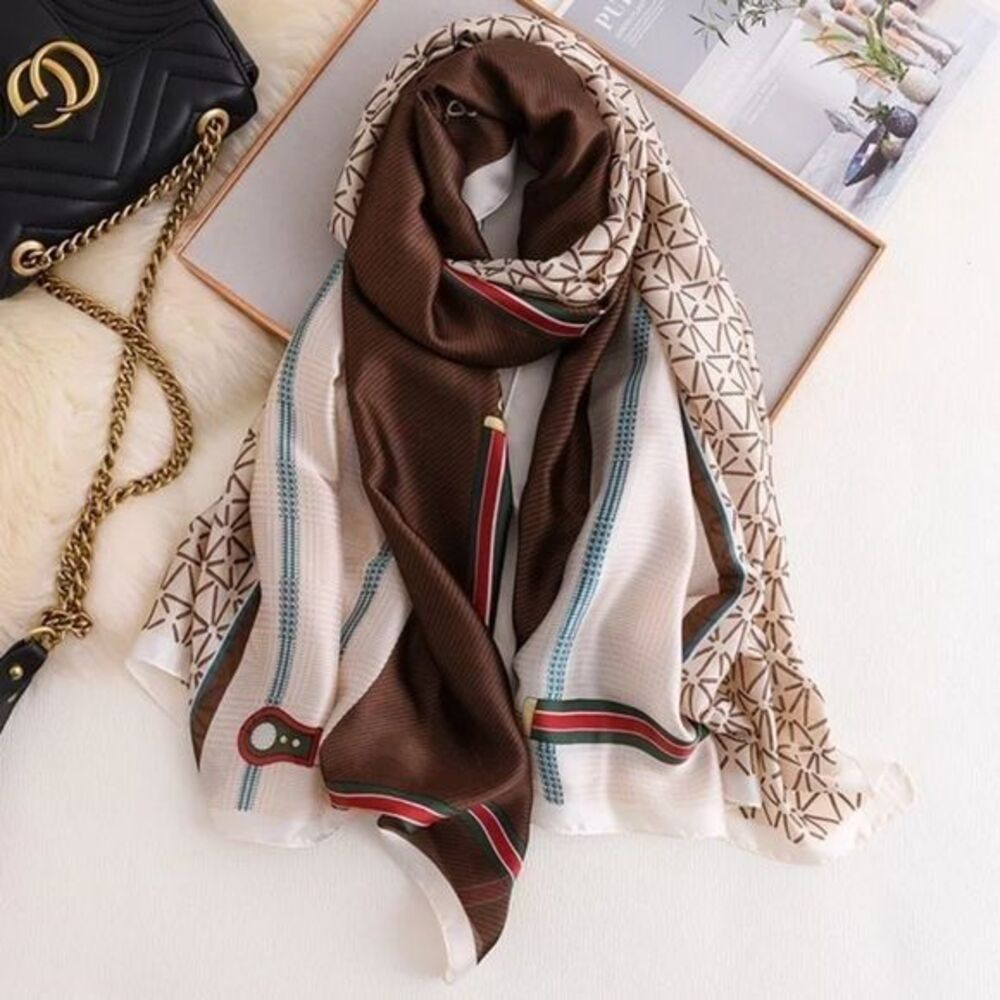 Miss Adeline Women Silky Long Scarf/Shawl Body Wrap - 5 colors available
